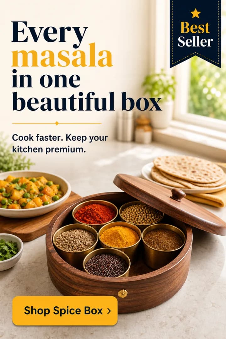 Spice box hook generated static ad